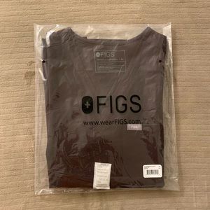 Figs scrub top- ESPRESSO